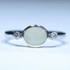 Silver Opal Ring - Australian Opal Shop - 186 Brisbane Rd - Gold Coast - Qld