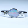 Silver Opal Ring - Australian Opal Shop - 186 Brisbane Rd - Gold Coast - Qld
