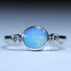 Silver Opal Ring - Australian Opal Shop - 186 Brisbane Rd - Gold Coast - Qld