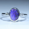 Silver Opal Ring - Australian Opal Shop - 186 Brisbane Rd - Gold Coast - Qld