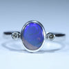 Silver Opal Ring - Australian Opal Shop - 186 Brisbane Rd - Gold Coast - Qld