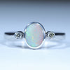 Silver Opal Ring - Australian Opal Shop - 186 Brisbane Rd - Gold Coast - Qld