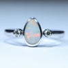 Silver Opal Ring - Australian Opal Shop - 186 Brisbane Rd - Gold Coast - Qld