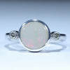 Silver Opal Ring - Australian Opal Shop - 186 Brisbane Rd - Gold Coast - Qld