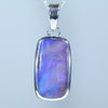 Australian Pipe Opal Silver Pendant with Silver Chain (16mm x 9mm) Code - Y380
