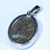 Australian Boulder Opal Silver Pendant with Silver Chain (16mm x 13mm) Code - Y368