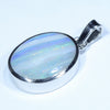 Australian Boulder Opal Silver Pendant with Silver Chain (16mm x 13mm) Code - Y368