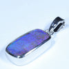 Australian Pipe Opal Silver Pendant with Silver Chain (16mm x 9mm) Code - Y380