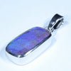 Australian Pipe Opal Silver Pendant with Silver Chain (16mm x 9mm) Code - Y380