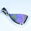 Australian Boulder Opal Silver Pendant with Silver Chain (17mm x 12mm) Code - Y373