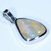 Australian Pipe Opal Silver Pendant with Silver Chain (14mm x 12mm) Code - Y381