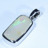 Sterling Silver - Solid Coober Pedy Dark Opal