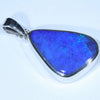 Australian Boulder Opal Silver Pendant with Silver Chain (20mm x 14mm) Code - Y392