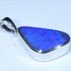 Australian Boulder Opal Silver Pendant with Silver Chain (20mm x 14mm) Code - Y392