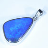 Australian Boulder Opal Silver Pendant with Silver Chain (20mm x 14mm) Code - Y392