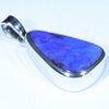 Australian Boulder Opal Silver Pendant with Silver Chain (20mm x 12.5mm) Code - Y383