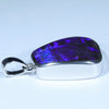 Australian Boulder Opal Silver Pendant with Silver Chain (19mm x 16mm) Code - Y369