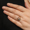 Natural Solid Australian Pipe Opal Gold Ring - Size 6.5 US Code - T61