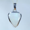 Natural Australian Coober Pedy Opal Silver Pendant