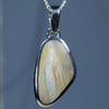 Natural Australian Boulder Opal Silver Pendant