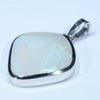 Sterling Silver - Solid Coober Pedy Dark Opal