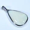 Coober Pedy Solid  Opal Silver Pendant with Silver Chain (22mm x 15.5mm) Code - Y386