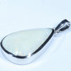 Coober Pedy Solid  Opal Silver Pendant with Silver Chain (22mm x 15.5mm) Code - Y386