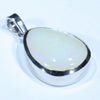 Coober Pedy Solid Opal Silver Pendant with Silver Chain (18mm x 14mm) Code - Y405