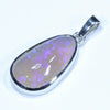 Sterling Silver - Solid Lightning Ridge Crystal Opal