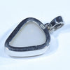 Coober Pedy Solid Opal Silver Pendant with Silver Chain (15mm x 12mm) Code - Y401