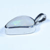 Coober Pedy Solid Opal Silver Pendant with Silver Chain (15mm x 12mm) Code - Y401