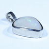 Coober Pedy Solid Opal Silver Pendant with Silver Chain (15mm x 12mm) Code - Y401