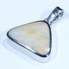 Australian Boulder Opal Silver Pendant with Silver Chain (16.5mm x 13mm) Code - Y397