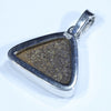 Australian Boulder Opal Silver Pendant with Silver Chain (16.5mm x 13mm) Code - Y397