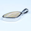 Australian Boulder Opal Silver Pendant with Silver Chain (18mm x 10mm) Code - Y400