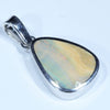 Australian Boulder Opal Silver Pendant with Silver Chain (14mm x 11mm) Code - Y388