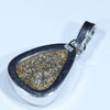 Australian Boulder Opal Silver Pendant with Silver Chain (14mm x 11mm) Code - Y388