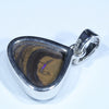 Australian Boulder Opal Silver Pendant with Silver Chain (14mm x 12mm) Code - Y389