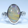 White Gold Opal Ring - Australian Opal Shop - 186 Brisbane Rd - Gold Coast
