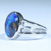 10k White Gold - Solid Queensland Boulder Opal