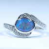 White Gold Opal Ring - Australian Opal Shop - 186 Brisbane Rd - Gold Coast