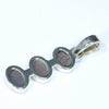 Natural Solid Australian Boulder Opal Gold Pendant (6mm x 4mm) Code - Z77