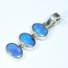 Natural Solid Australian Boulder Opal Gold Pendant (6mm x 4mm) Code - Z77