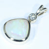 10k Gold - Solid Lighting Ridge Dark Opal - Natural Diamond