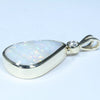 Coober Pedy White Opal and Diamond Gold Pendant (16mm x 12mm) Code - Z69