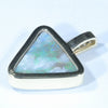 Coober Pedy Opal and Diamond Gold Pendant (16mm x 14.5mm) Code - Z66