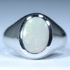 Silver Opal Ring - Australian Opal Shop - 186 Brisbane Rd - Gold Coast - Qld