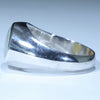 Coober Pedy Crystal Opal Mens Silver Ring - Size 13 Code - MR78
