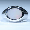 Silver Opal Men's Ring - Australian Opal Shop - Gold Coast - Qld