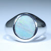 Silver Opal Men's Ring - Australian Opal Shop - Gold Coast - Qld